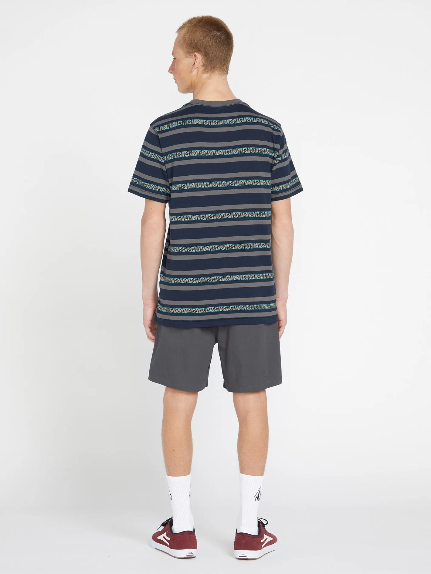 Seed Stone Crew Short Sleeve Shirt - Navy sold by Volcom product image thumbnail 2