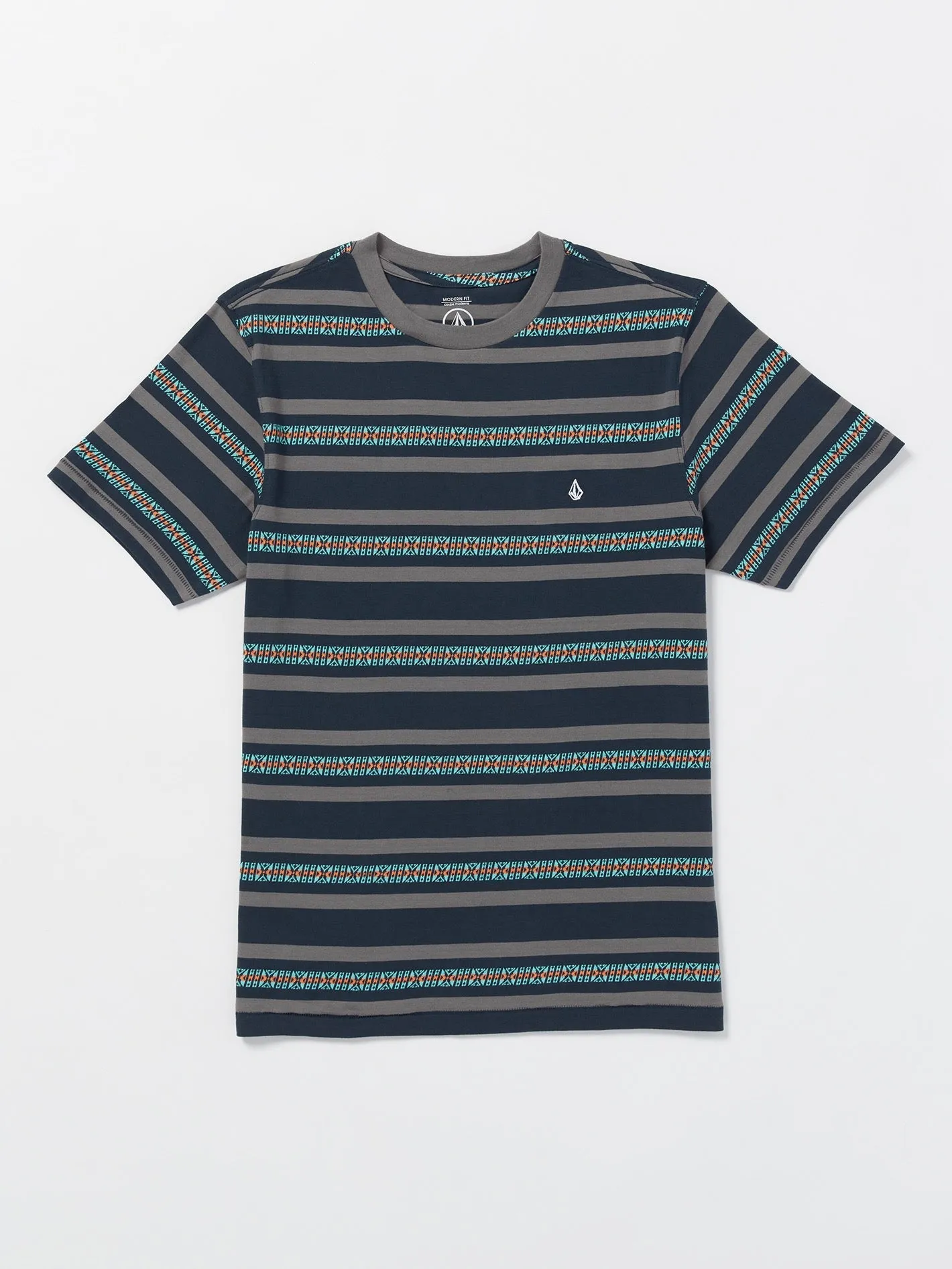 Seed Stone Crew Short Sleeve Shirt - Navy sold by Volcom product image thumbnail 3