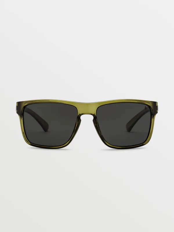 Trick Sunglasses - Green/Gray Polar sold by Volcom