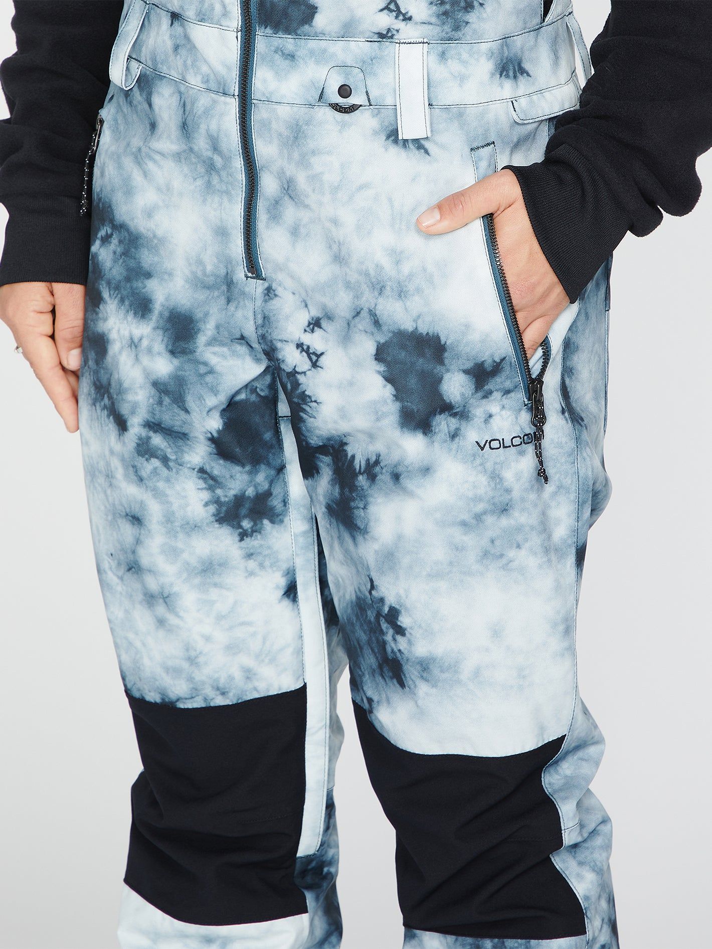 Womens Swift Bib Overall - Storm Tie-Dye (2022) sold by Volcom product image thumbnail 4