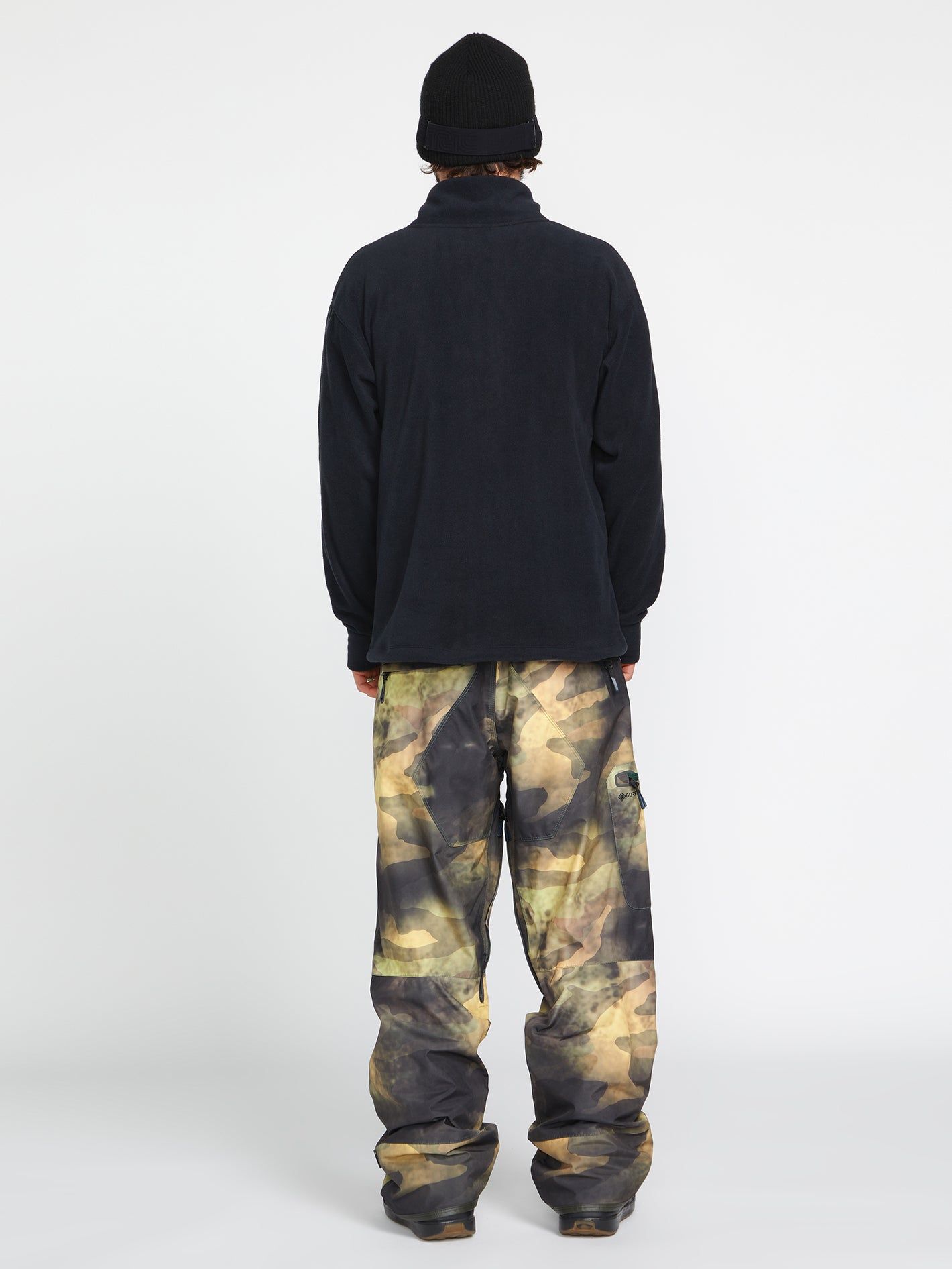 Mens V-Science Fleece Pullover 1/2 Zip - Black (2022) sold by Volcom product image thumbnail 2