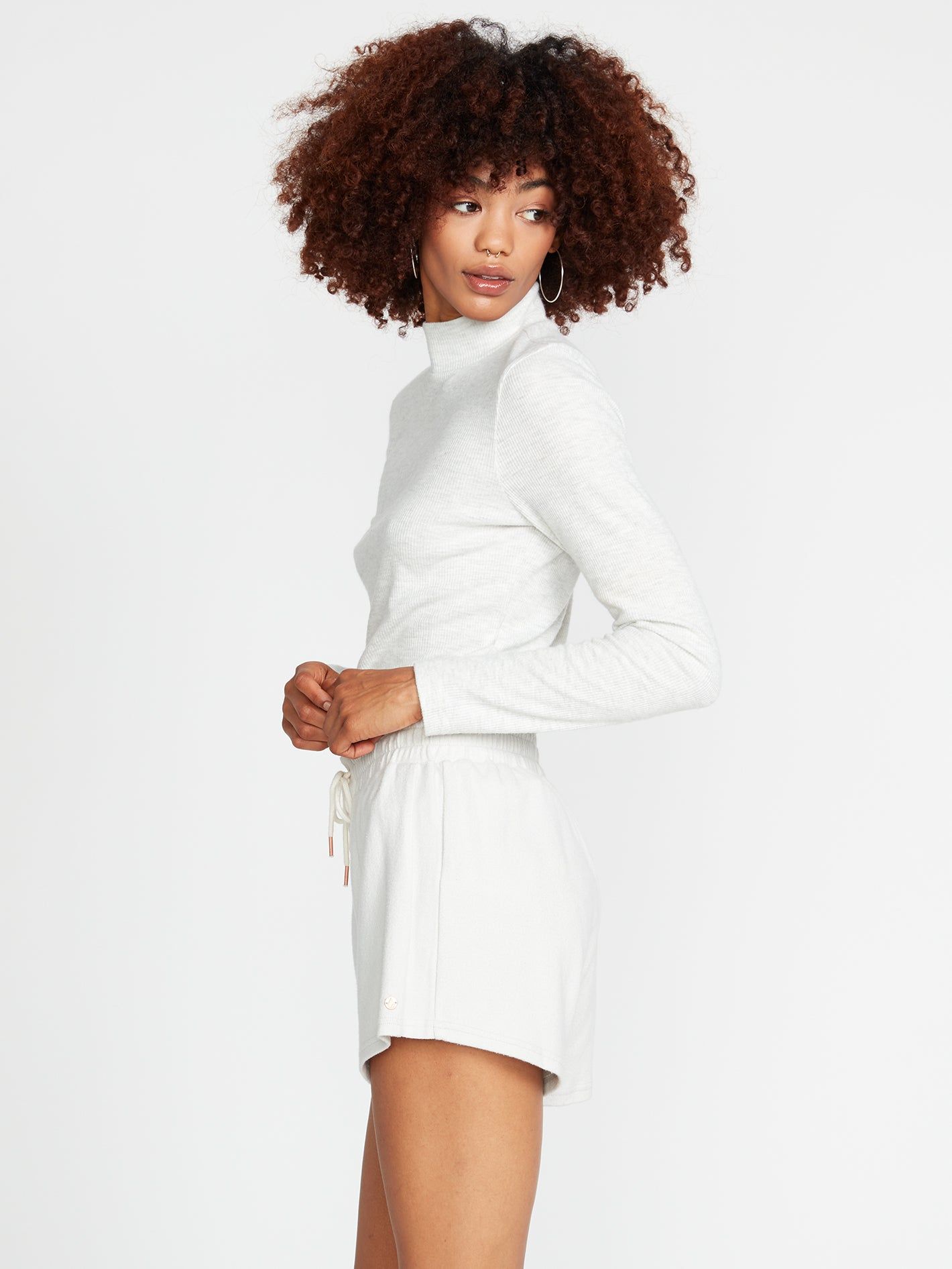 Lived In Lounge Fleece Shorts - Light Grey sold by Volcom product image thumbnail 4