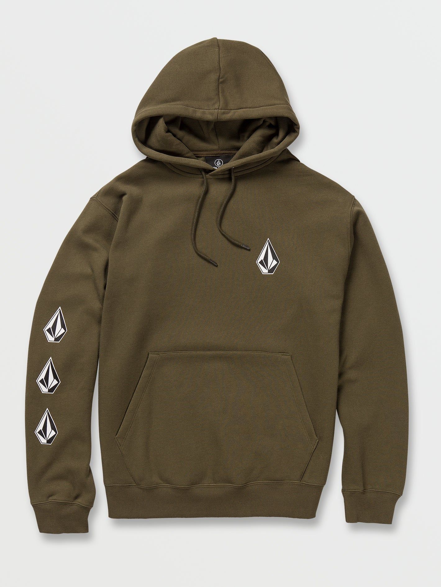 Iconic Stone Pullover Hoodie - Military sold by Volcom