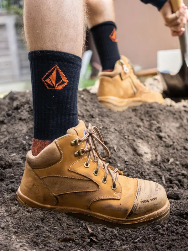 Volcom Workwear Sock 3Pk - Black sold by Volcom