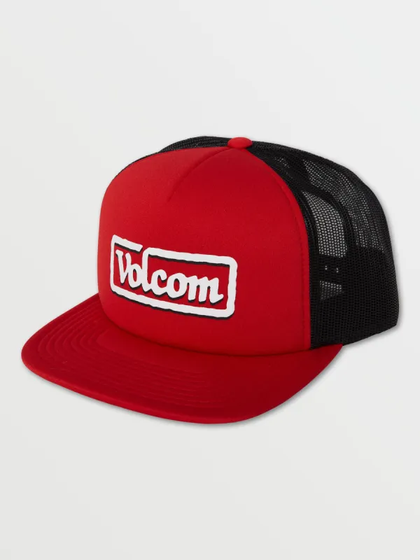 Axwell Trucker Hat - Ribbon Red made by Volcom