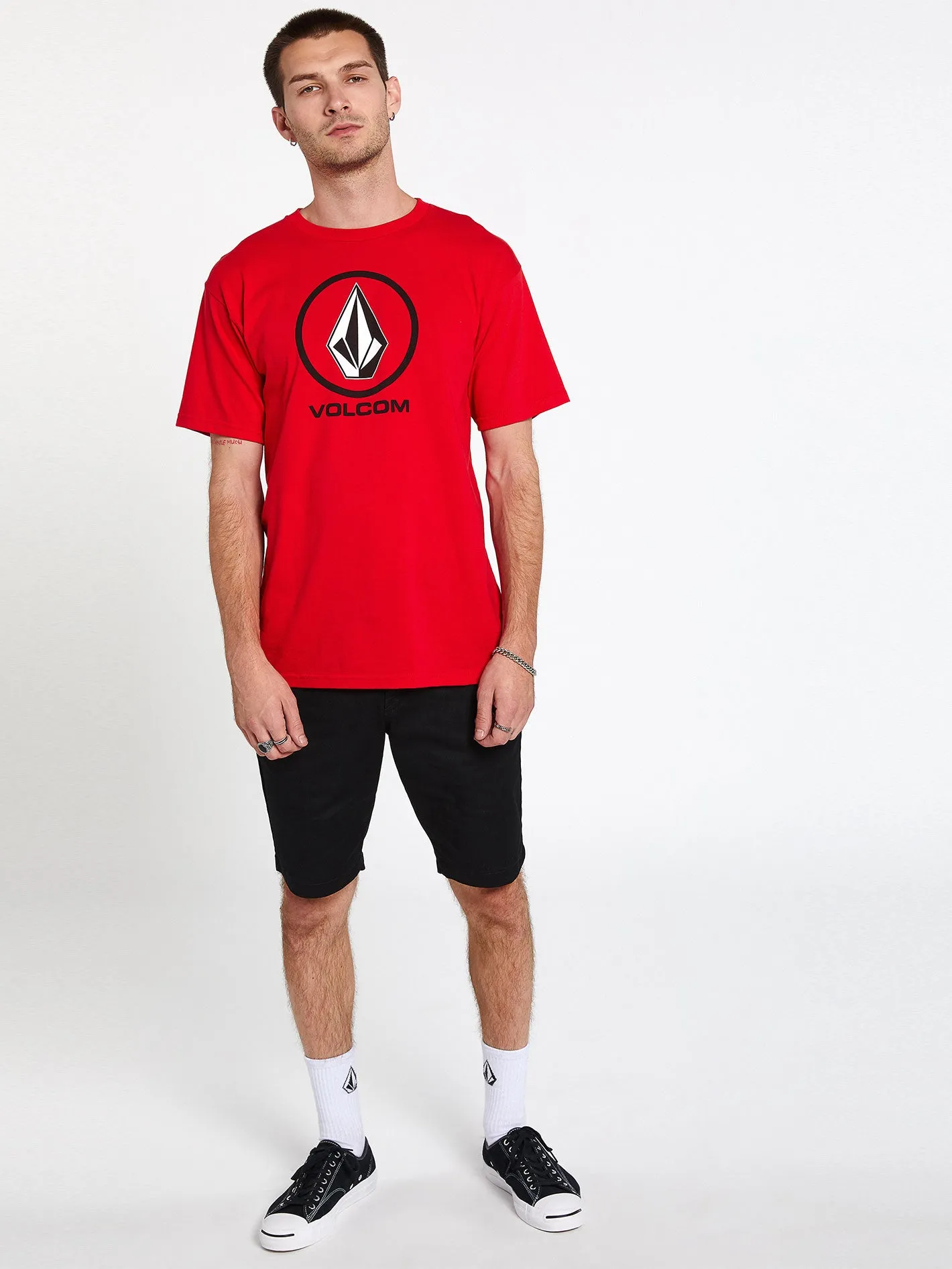 Crisp Stone Short Sleeve Tee - Red sold by Volcom product image thumbnail 2