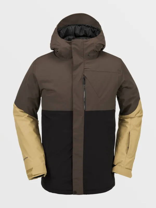 Mens L Insulated Gore-Tex Jacket - Brown sold by Volcom