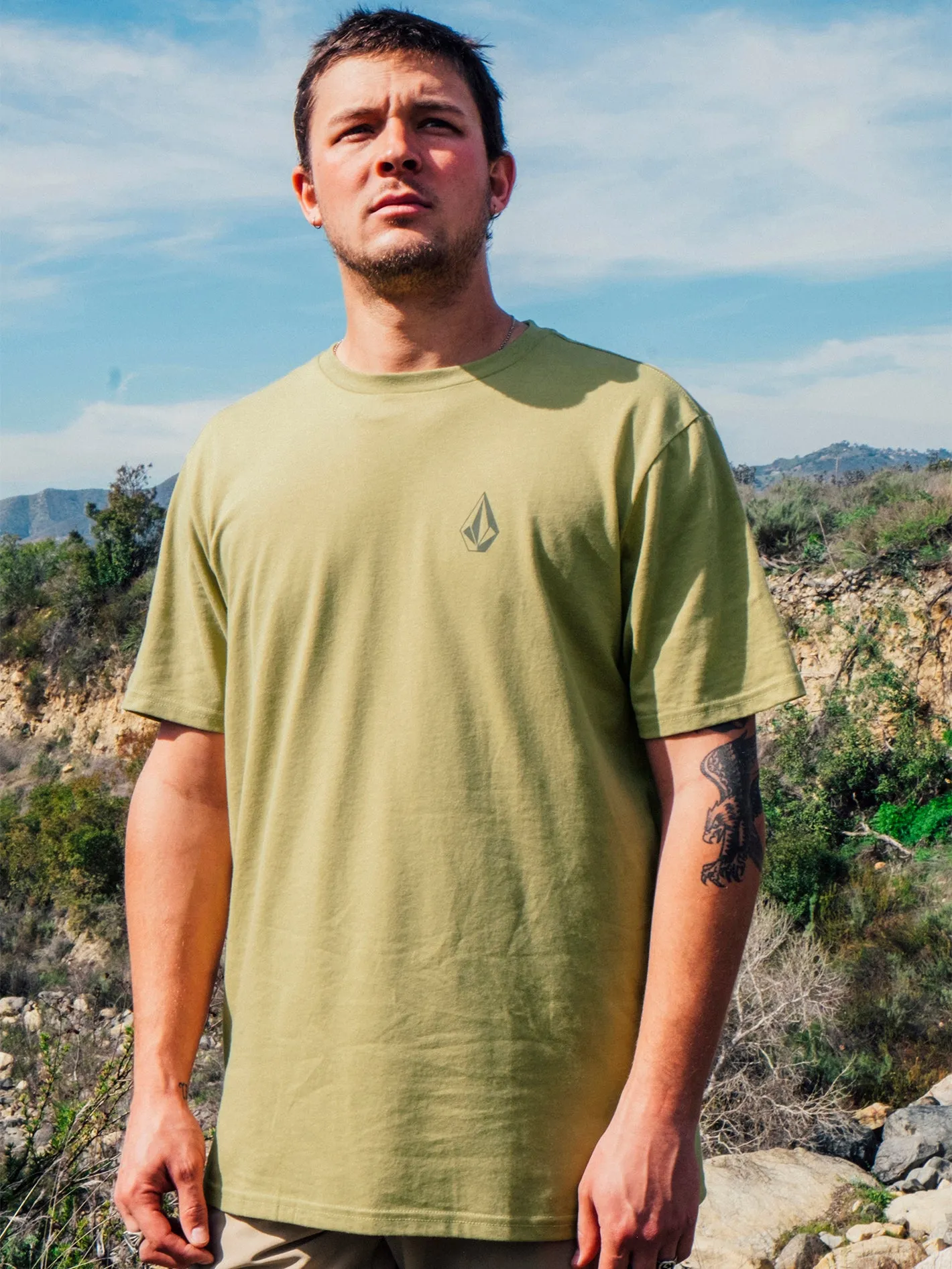 Stoneverse Crew Short Sleeve Shirt - Vintage Green sold by Volcom product image thumbnail 3