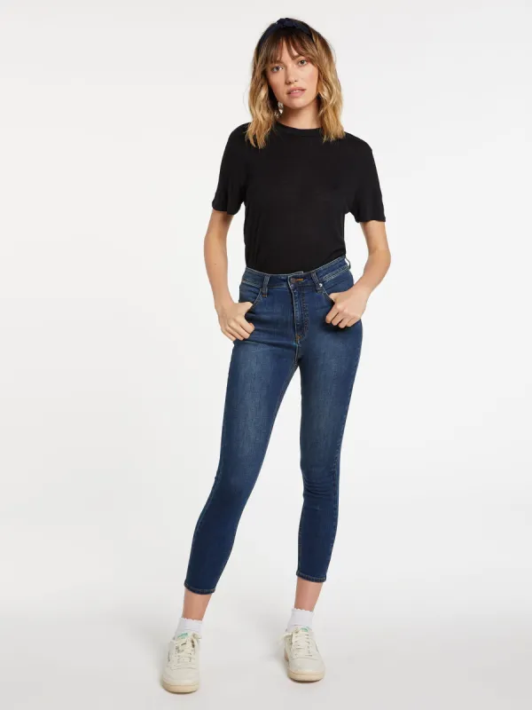 Liberator High Rise Jeans - Faded Vin (2020) sold by Volcom