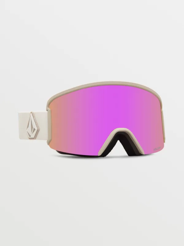 Garden Goggle - Khakiest/Sand / Pink Chrome+BL made by Electric