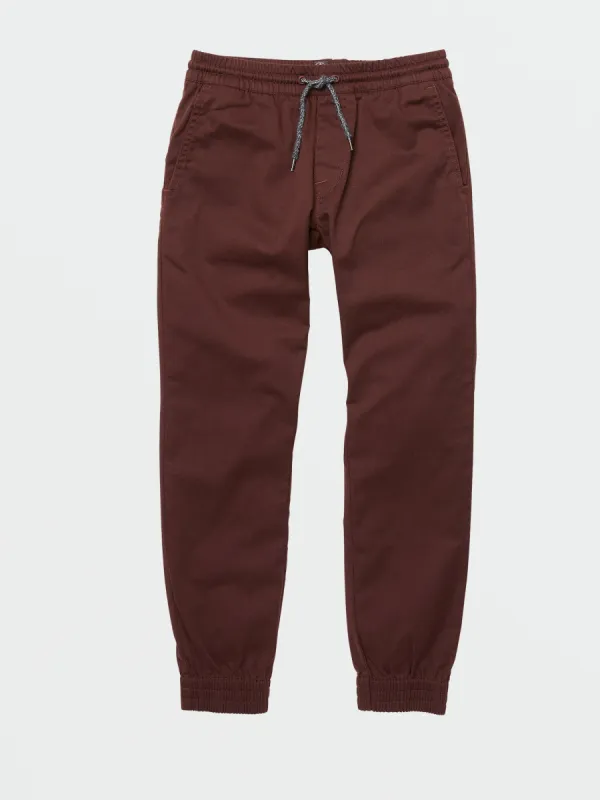 Big Boys Frickin Slim Joggers - Plum sold by Volcom