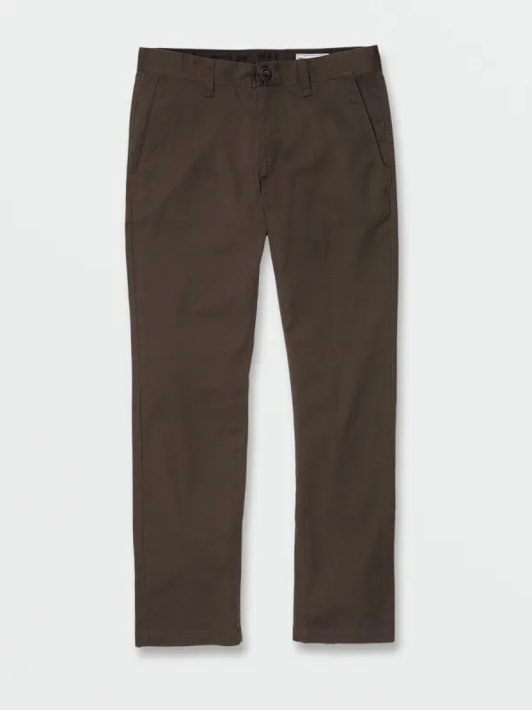 Frickin Modern Stretch Chino Pants - Rinsed Black sold by Volcom