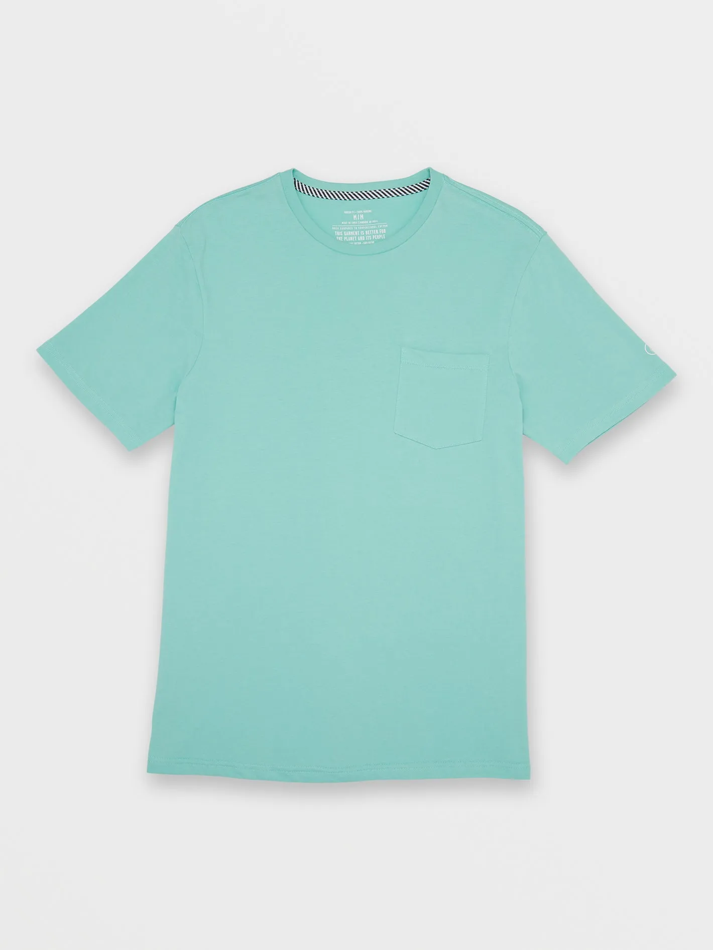 Solid Short Sleeve Pocket Tee - Ice sold by Volcom