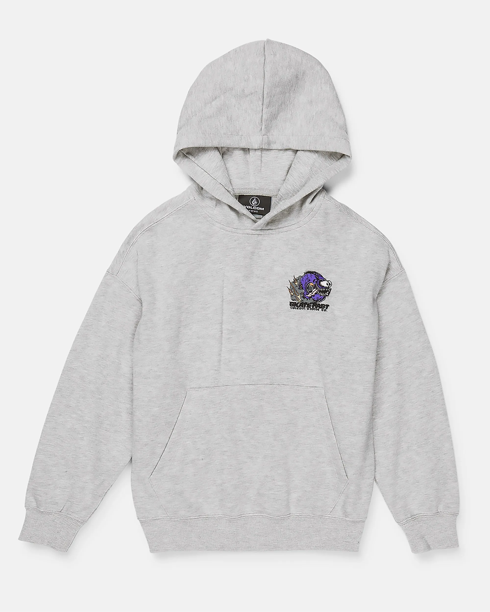 Big Boys Skate Fast Pullover Hoodie - Grey Heather sold by Volcom
