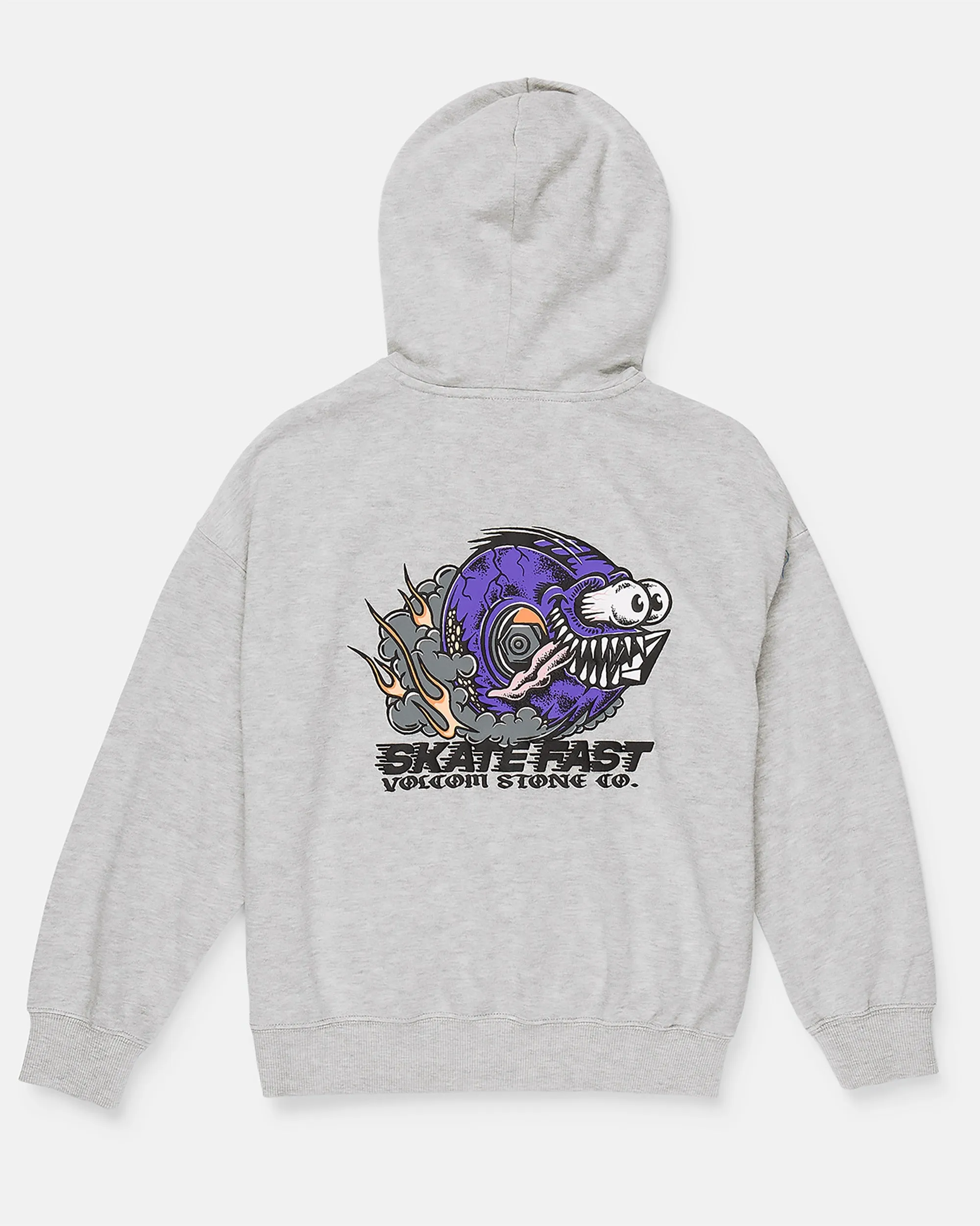 Big Boys Skate Fast Pullover Hoodie - Grey Heather sold by Volcom product image thumbnail 2