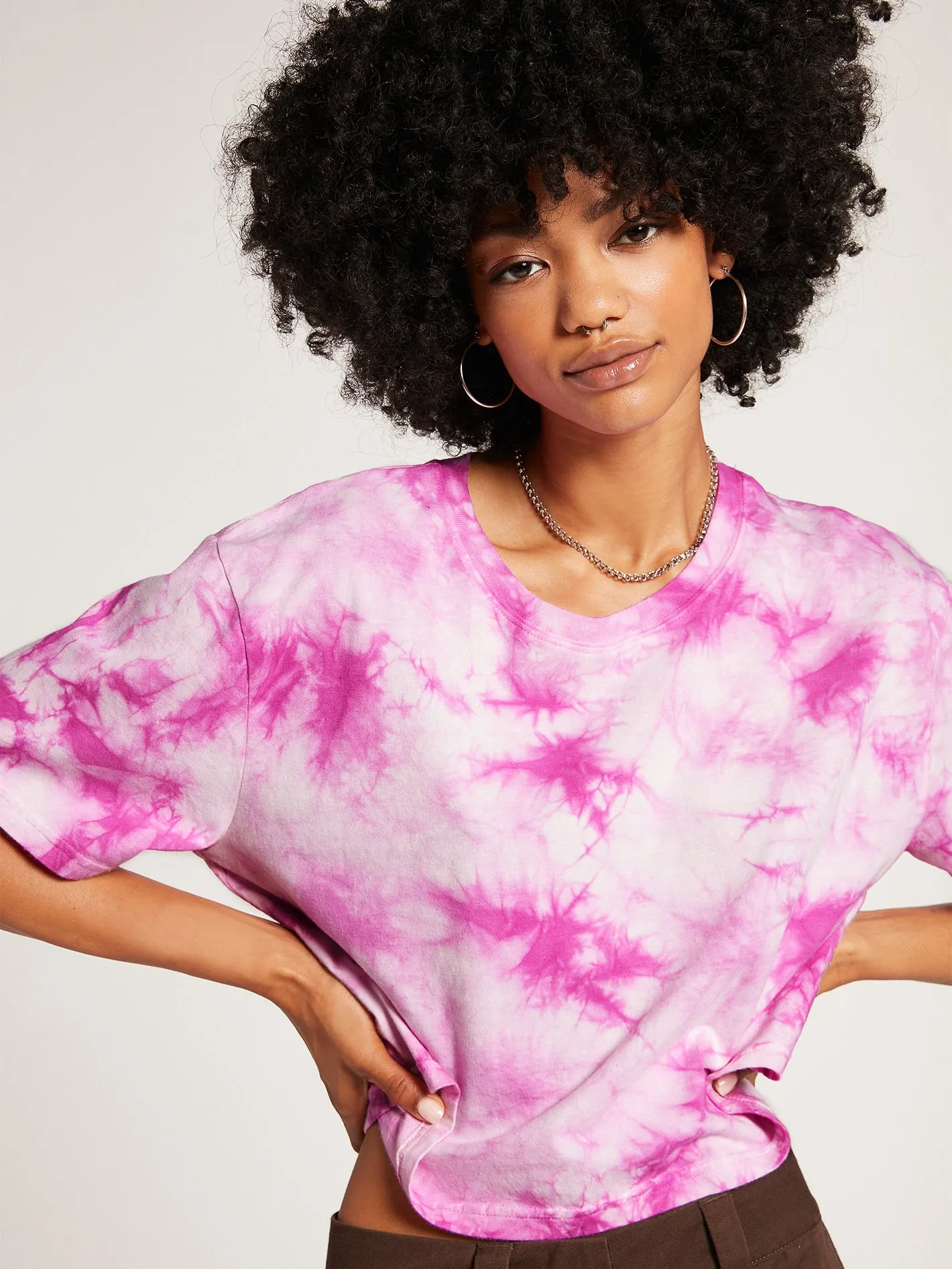 Galactic Stone Tie Dye Short Sleeve Tee - Acai sold by Volcom product image thumbnail 2