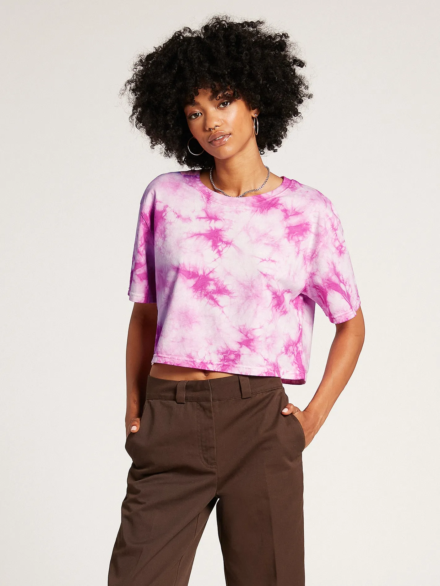Galactic Stone Tie Dye Short Sleeve Tee - Acai sold by Volcom product image thumbnail 3