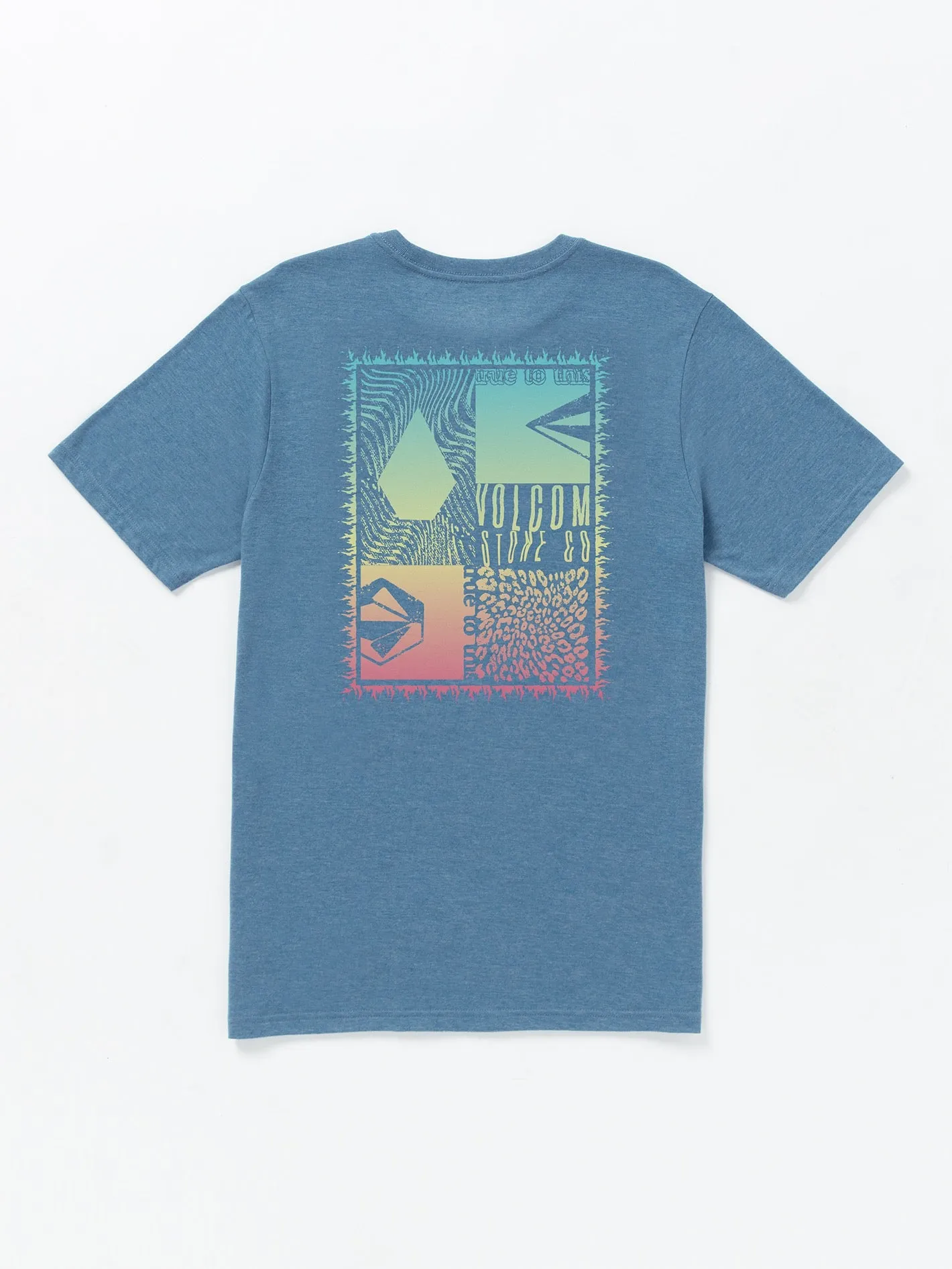 Primed Short Sleeve Tee - Stone Blue Heather sold by Volcom product image thumbnail 2