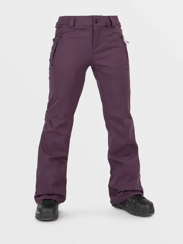 Womens Species Stretch Pants - Blackberry sold by Volcom