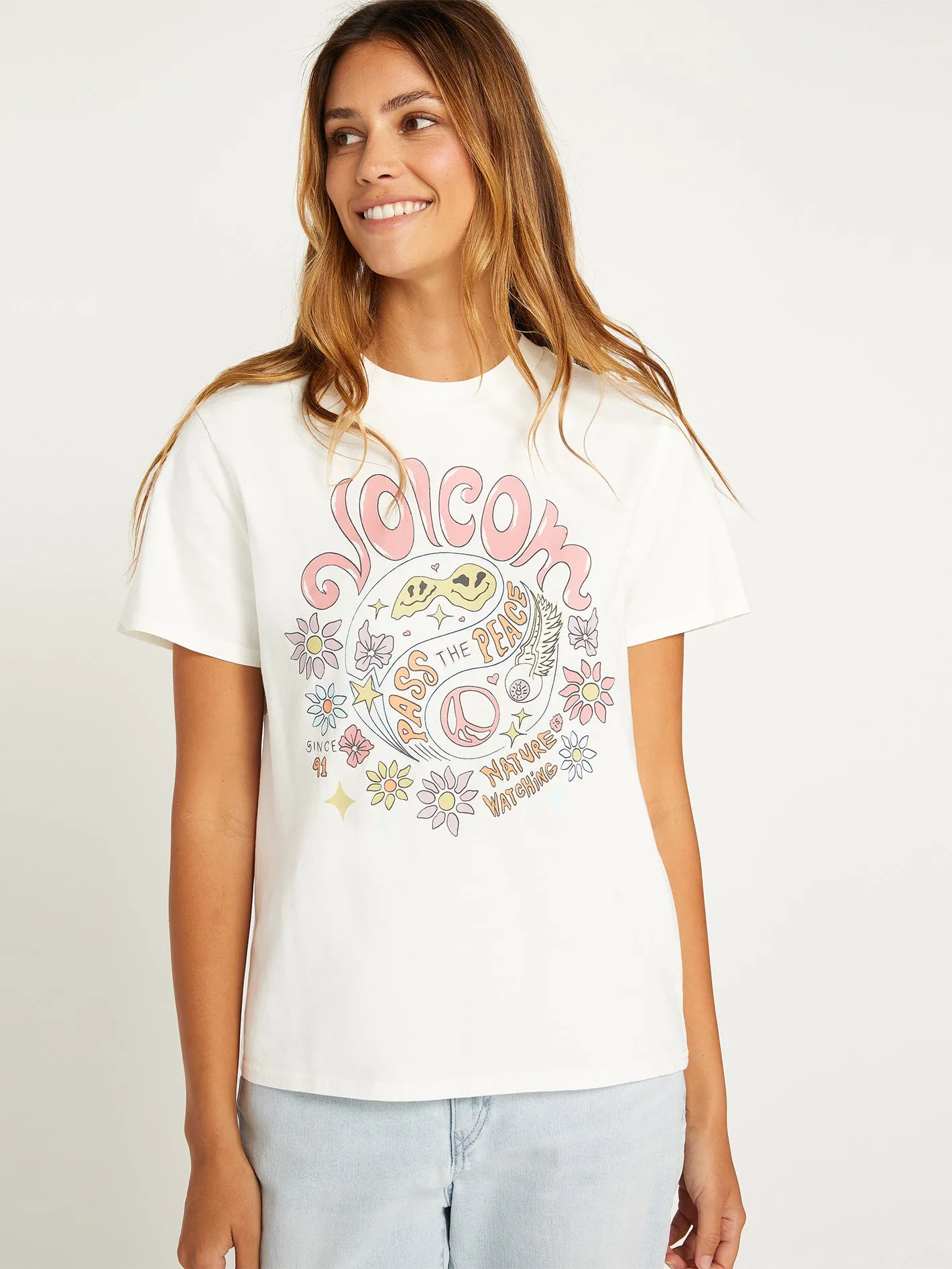 Lock It Up Tee - Star White sold by Volcom product image thumbnail 3