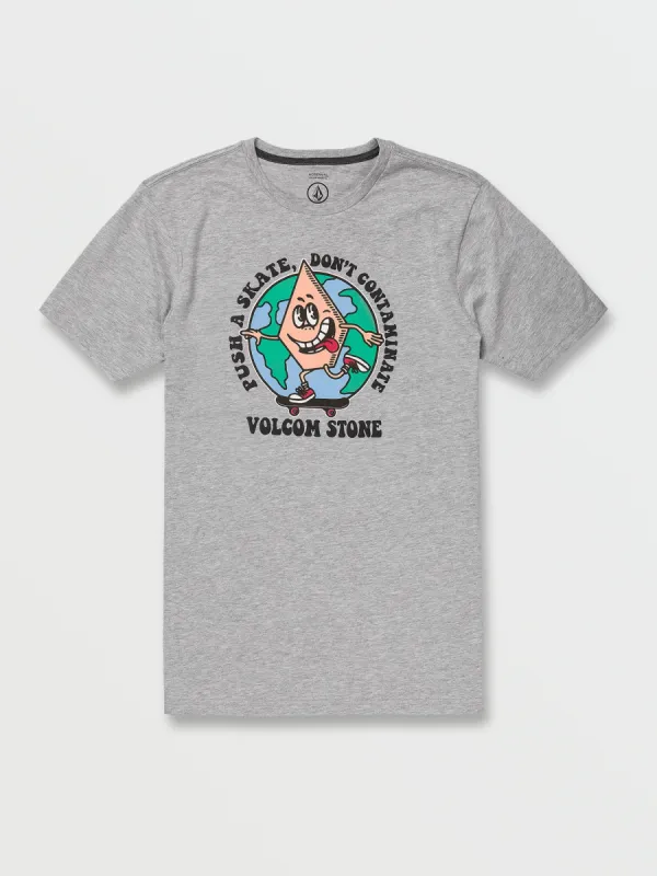 Don't Contaminate Short Sleeve Tee - Ash Heather made by Volcom