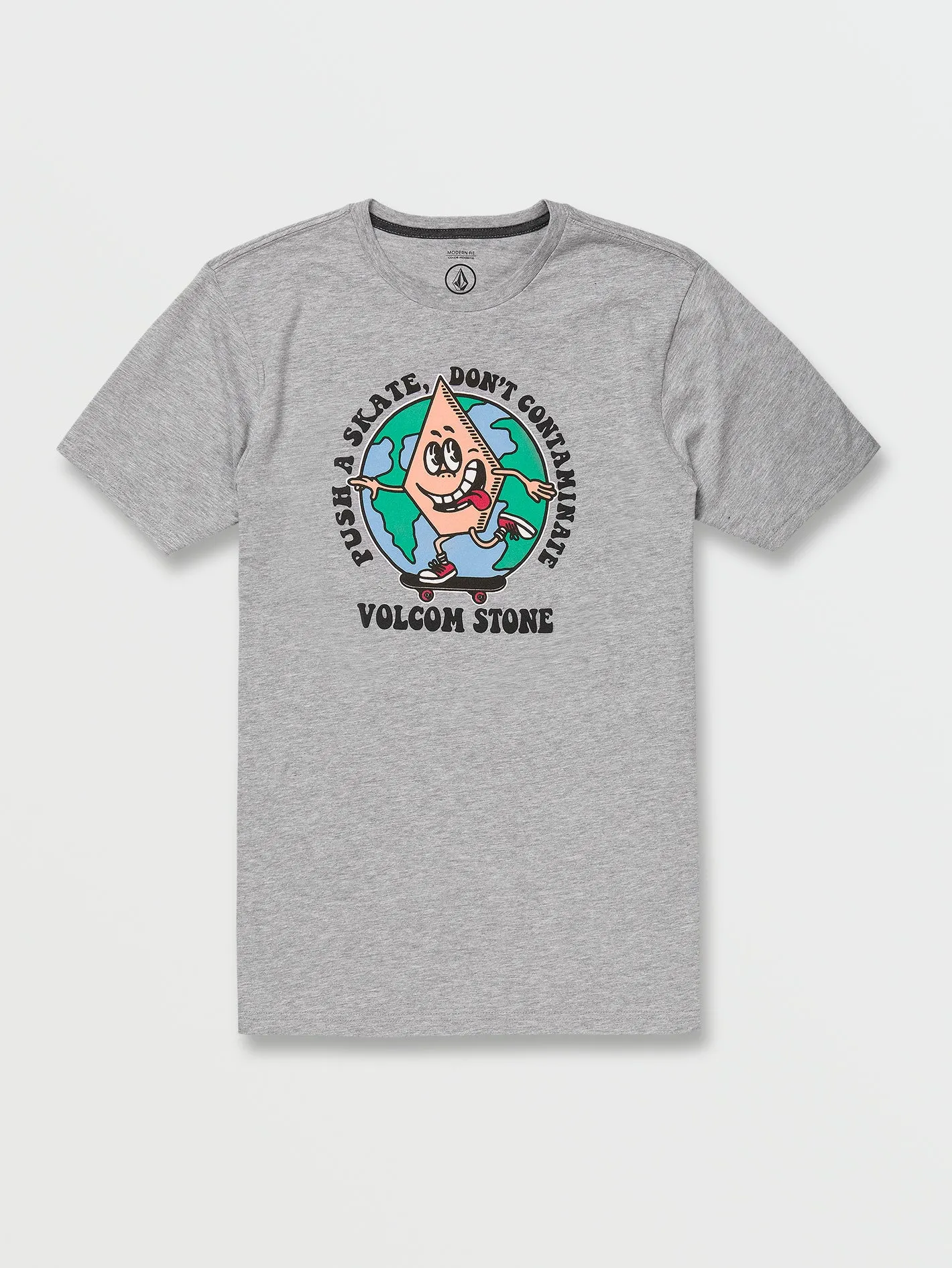 Don't Contaminate Short Sleeve Tee - Ash Heather sold by Volcom