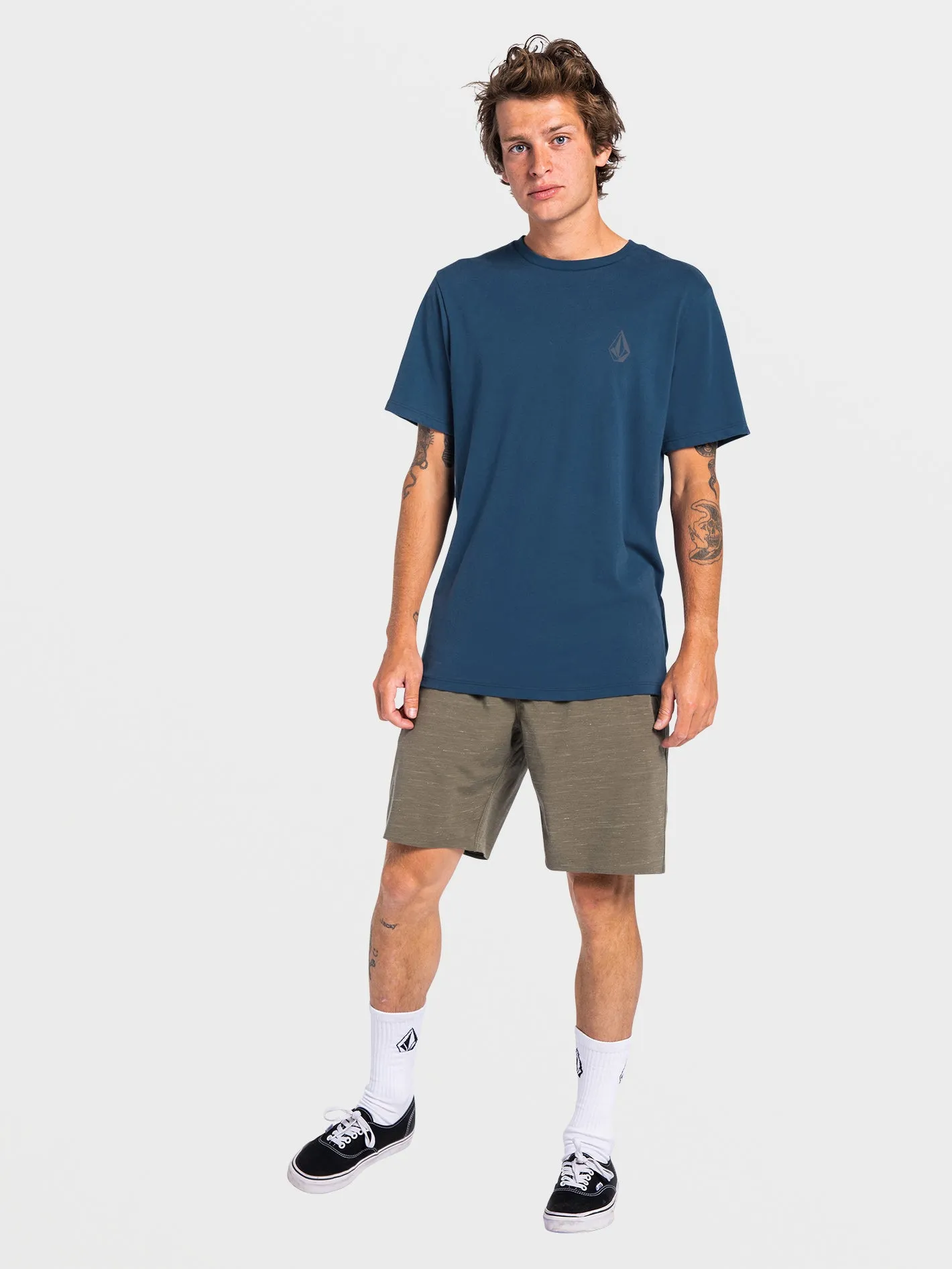 Stone Tech Short Sleeve Tee - Smokey Blue sold by Volcom