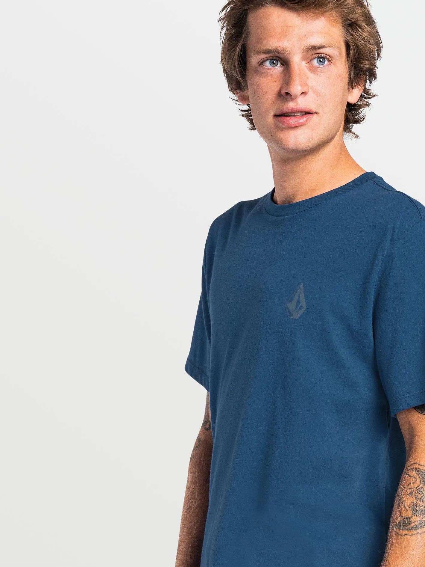 Stone Tech Short Sleeve Tee - Smokey Blue sold by Volcom product image thumbnail 4