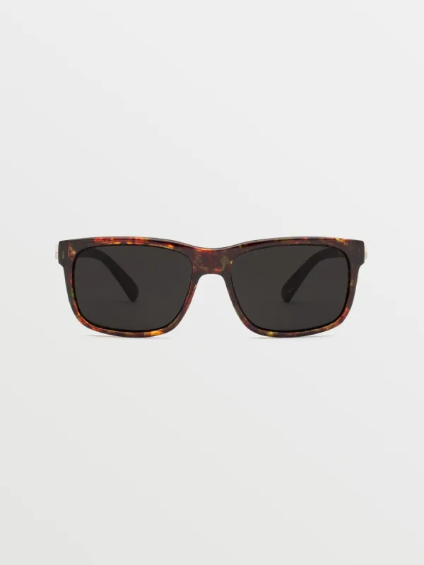 Wig Sunglasses - Gloss Sea Grass Tort/Gray sold by Volcom