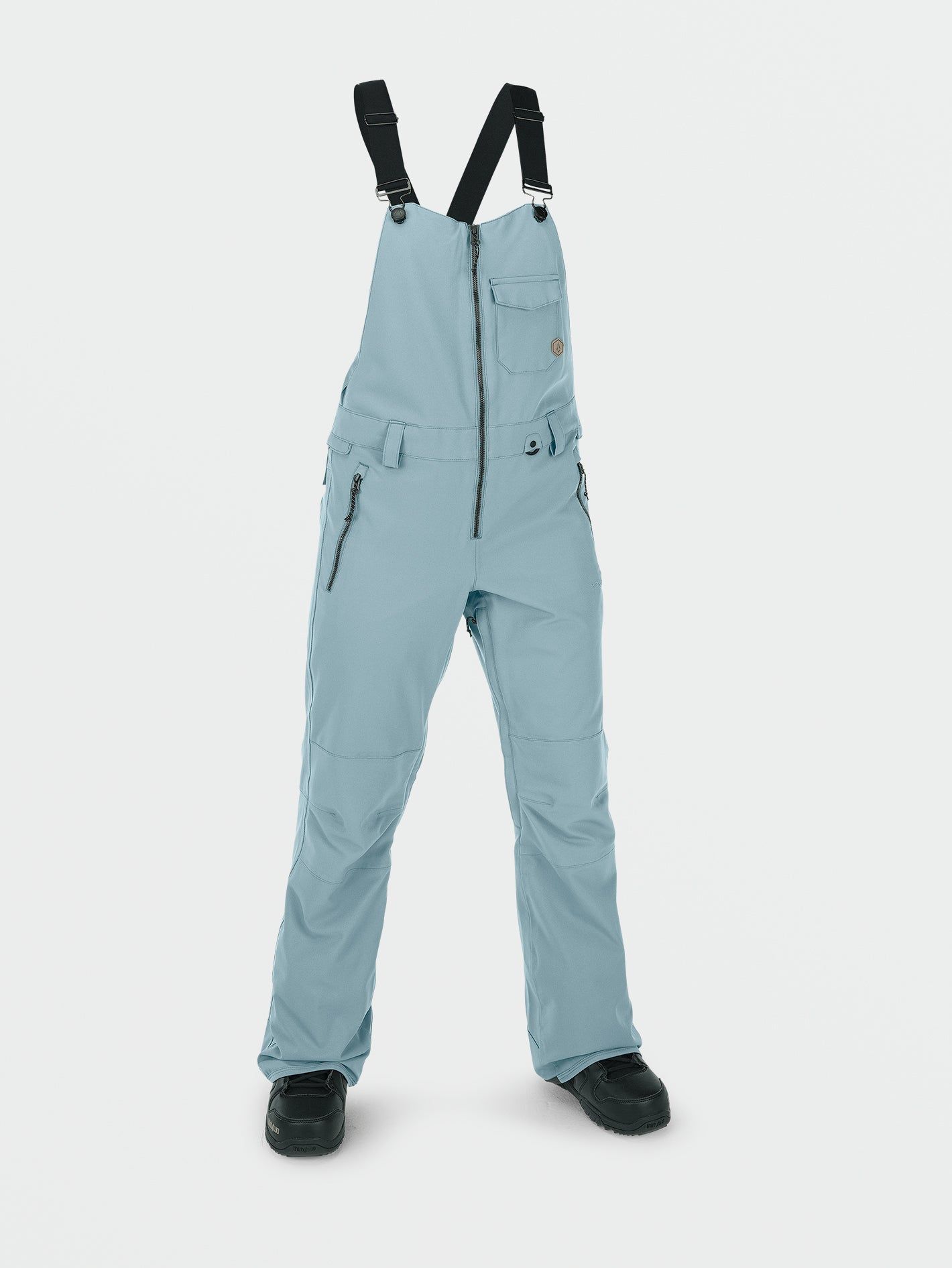 Womens Swift Bib Overall - Green Ash (2022) sold by Volcom