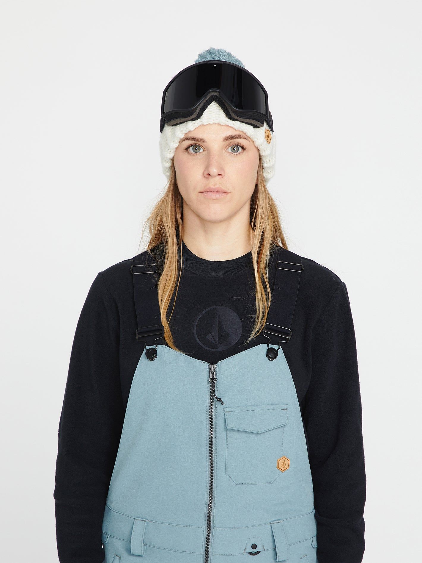 Womens Swift Bib Overall - Green Ash (2022) sold by Volcom product image thumbnail 3