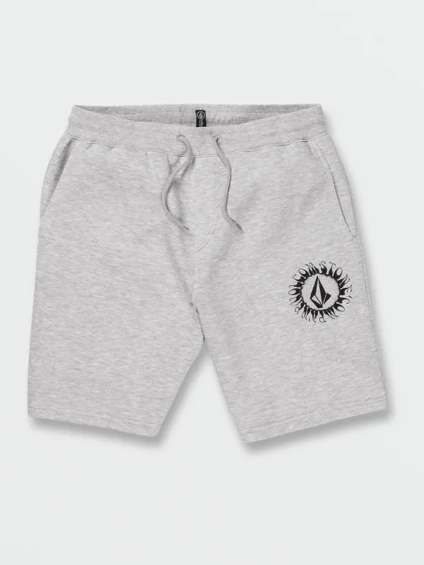 Booker Fleece Shorts - Athletic Heather sold by Volcom