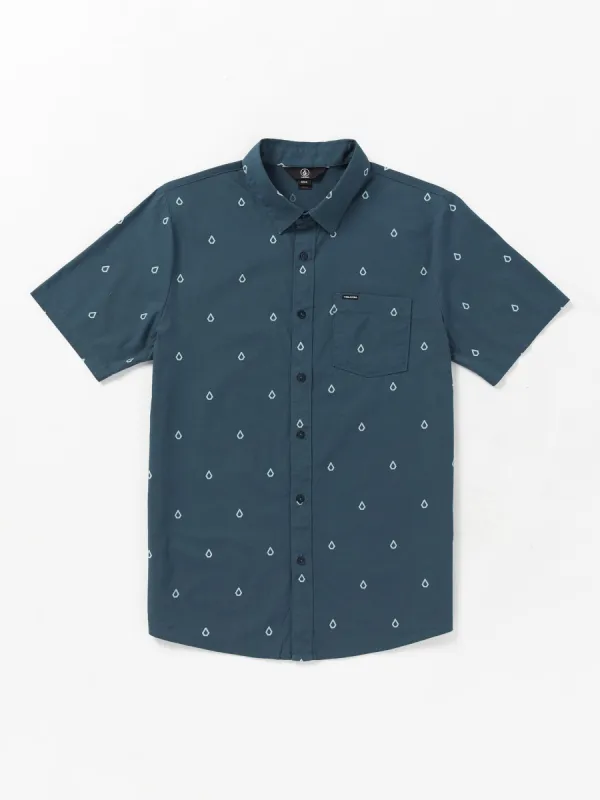 Patterson Short Sleeve Woven Shirt - Faded Navy made by Volcom
