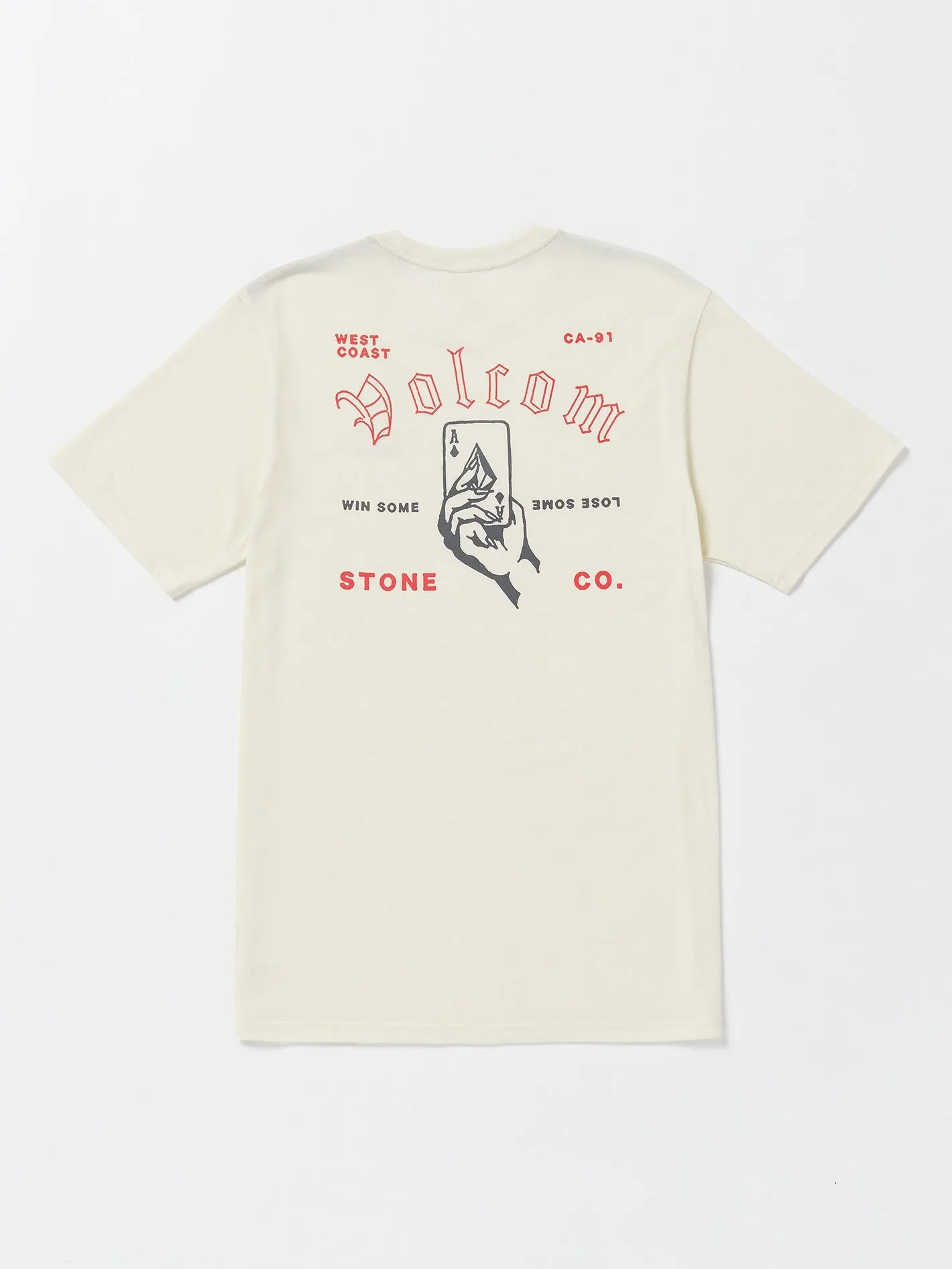 Winsome Short Sleeve Tee - Off White Heater sold by Volcom product image thumbnail 4