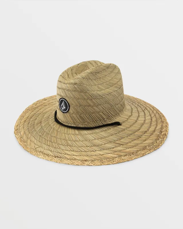 Quarter Straw Hat - Natural sold by Volcom