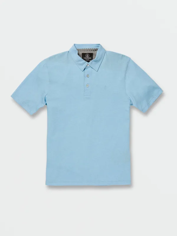Big Boys Wowzer Polo Short Sleeve Shirt - Artic Blue sold by Volcom