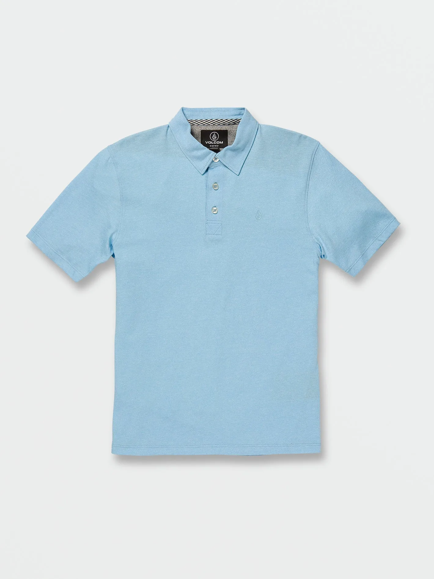 Big Boys Wowzer Polo Short Sleeve Shirt - Artic Blue sold by Volcom