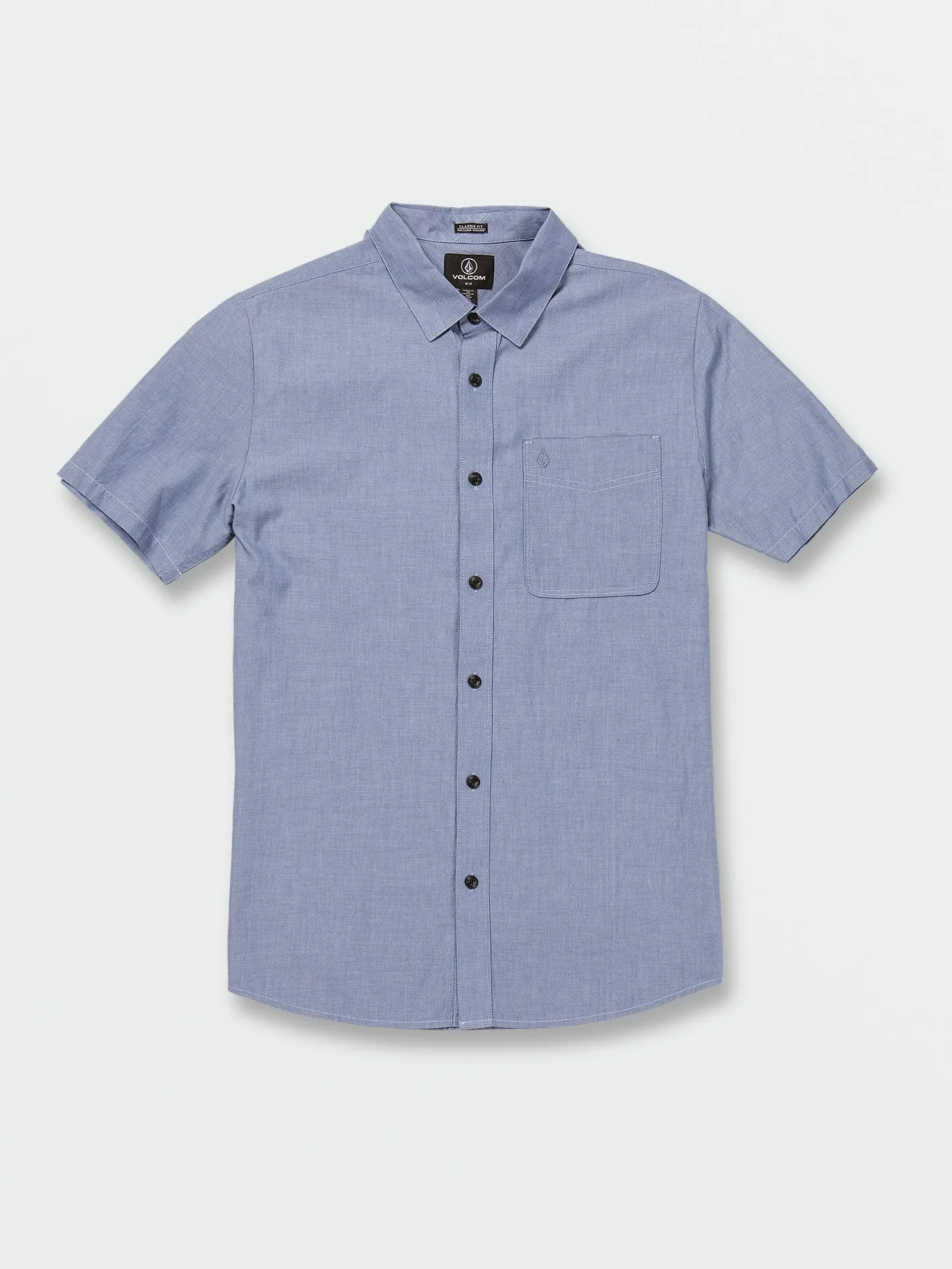 Date Knight Short Sleeve Shirt - Chambray sold by Volcom