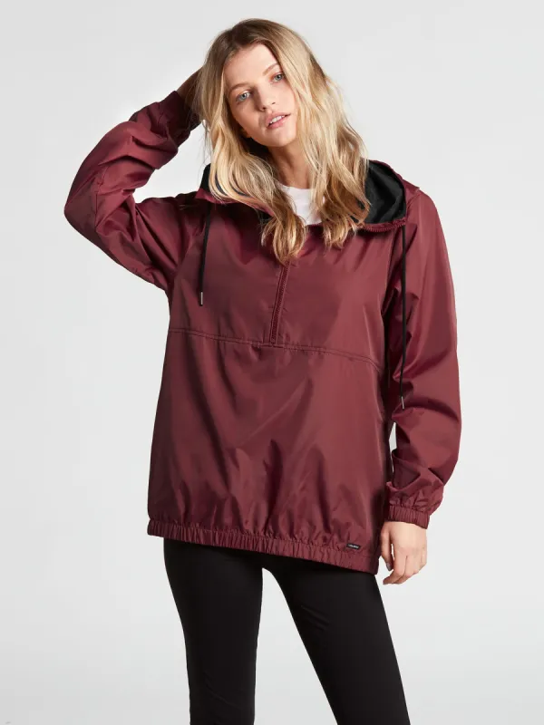 Wind It Up Windbreaker Jacket - Bark Brown made by Volcom