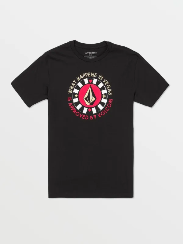 Las Vegas Short Sleeve Tee - Black sold by Volcom