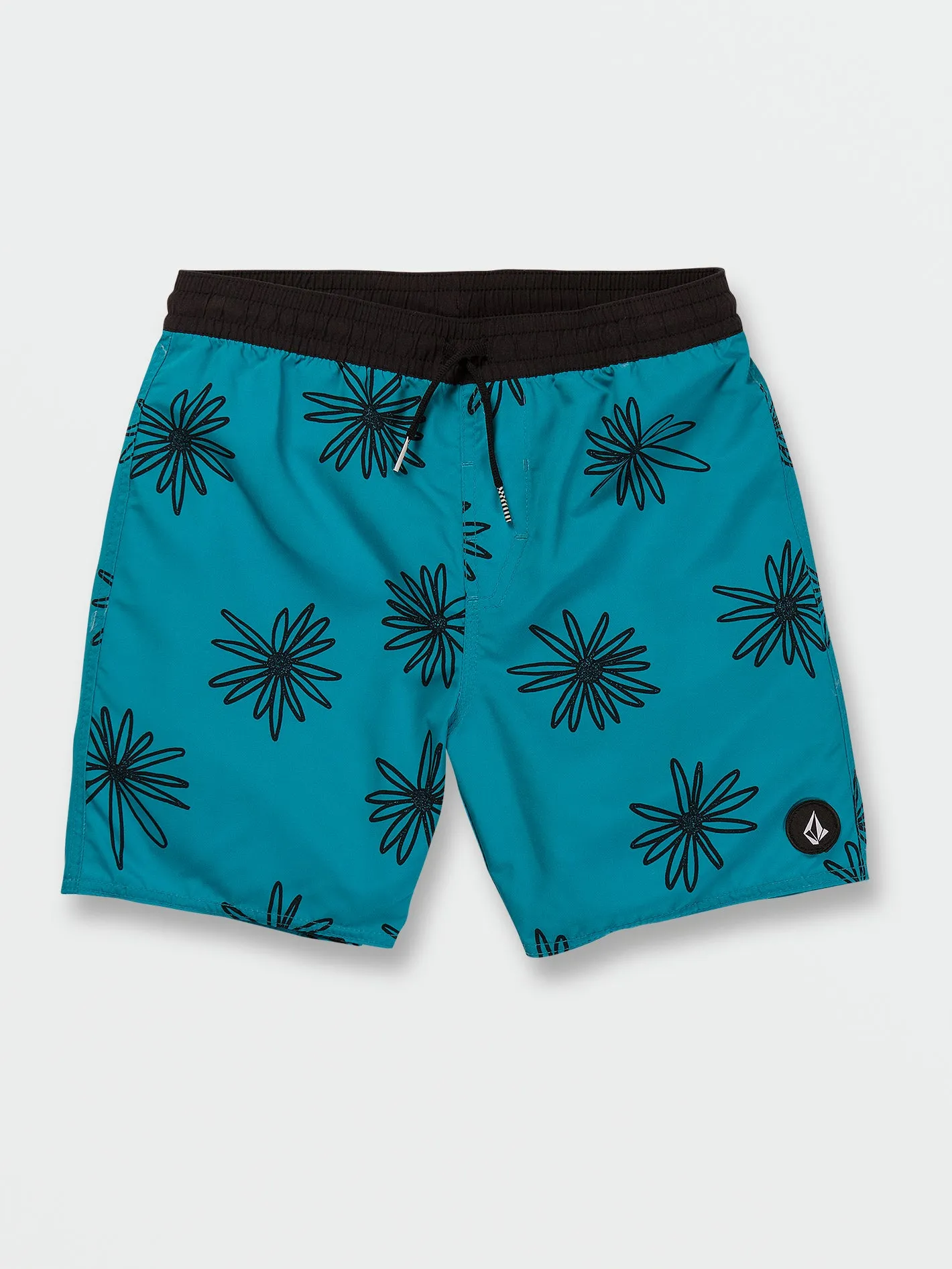 Big Boys Polly Pack Elastic Waist Trunks - Electric Blue sold by Volcom