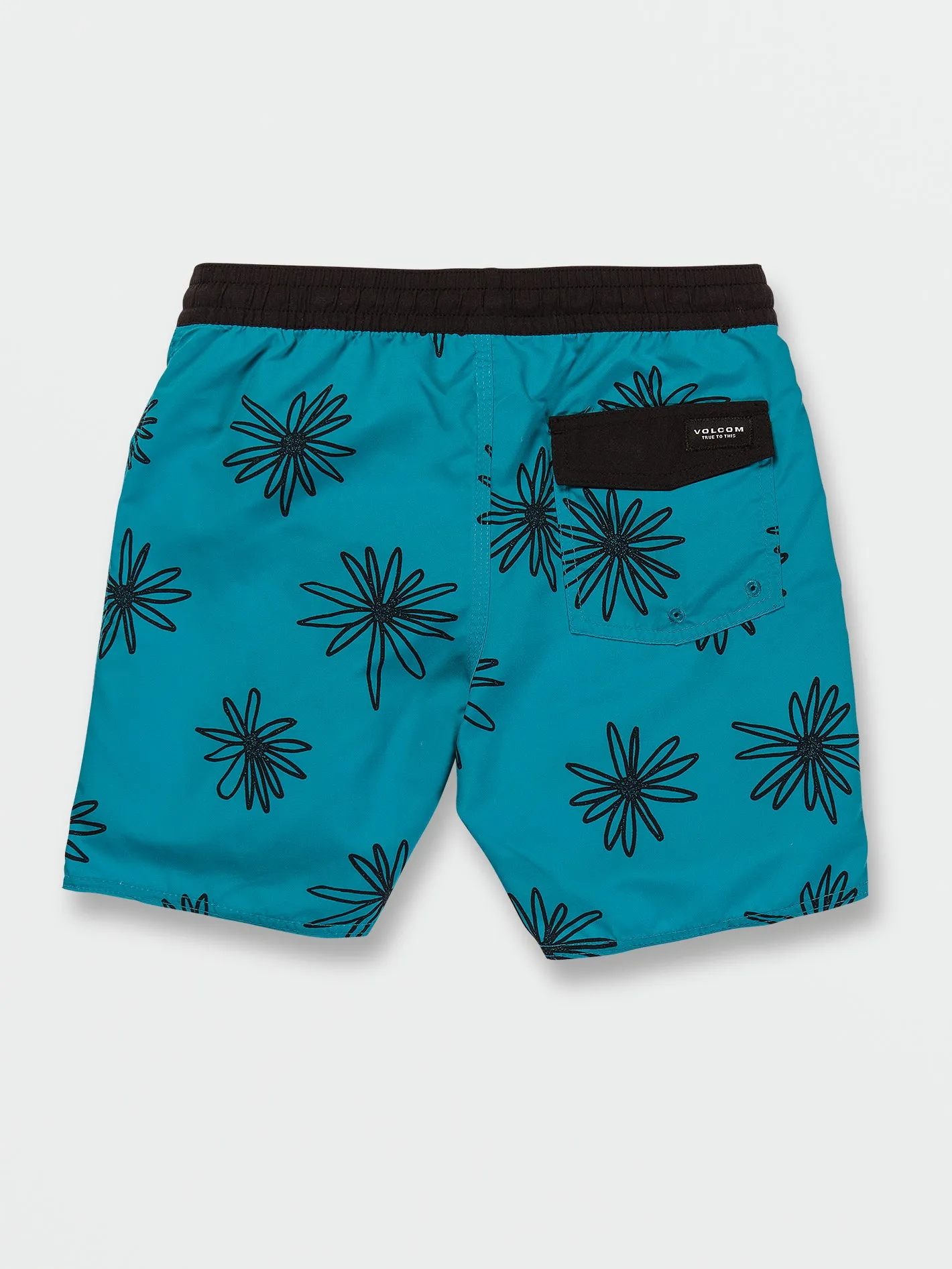 Big Boys Polly Pack Elastic Waist Trunks - Electric Blue sold by Volcom product image thumbnail 2