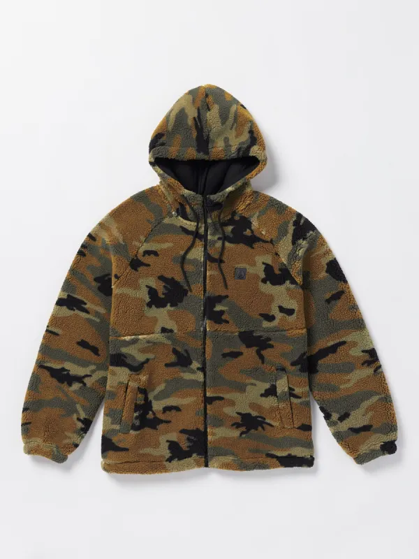 Arstone Zip Fleece Jacket - Camouflage sold by Volcom