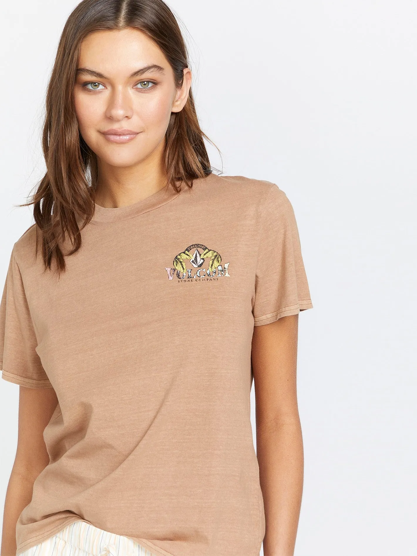 Lock It Up Tee - Mocha sold by Volcom product image thumbnail 3
