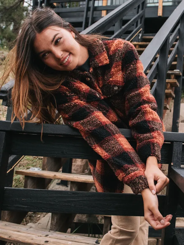 Silent Sherpa Jacket - Black sold by Volcom