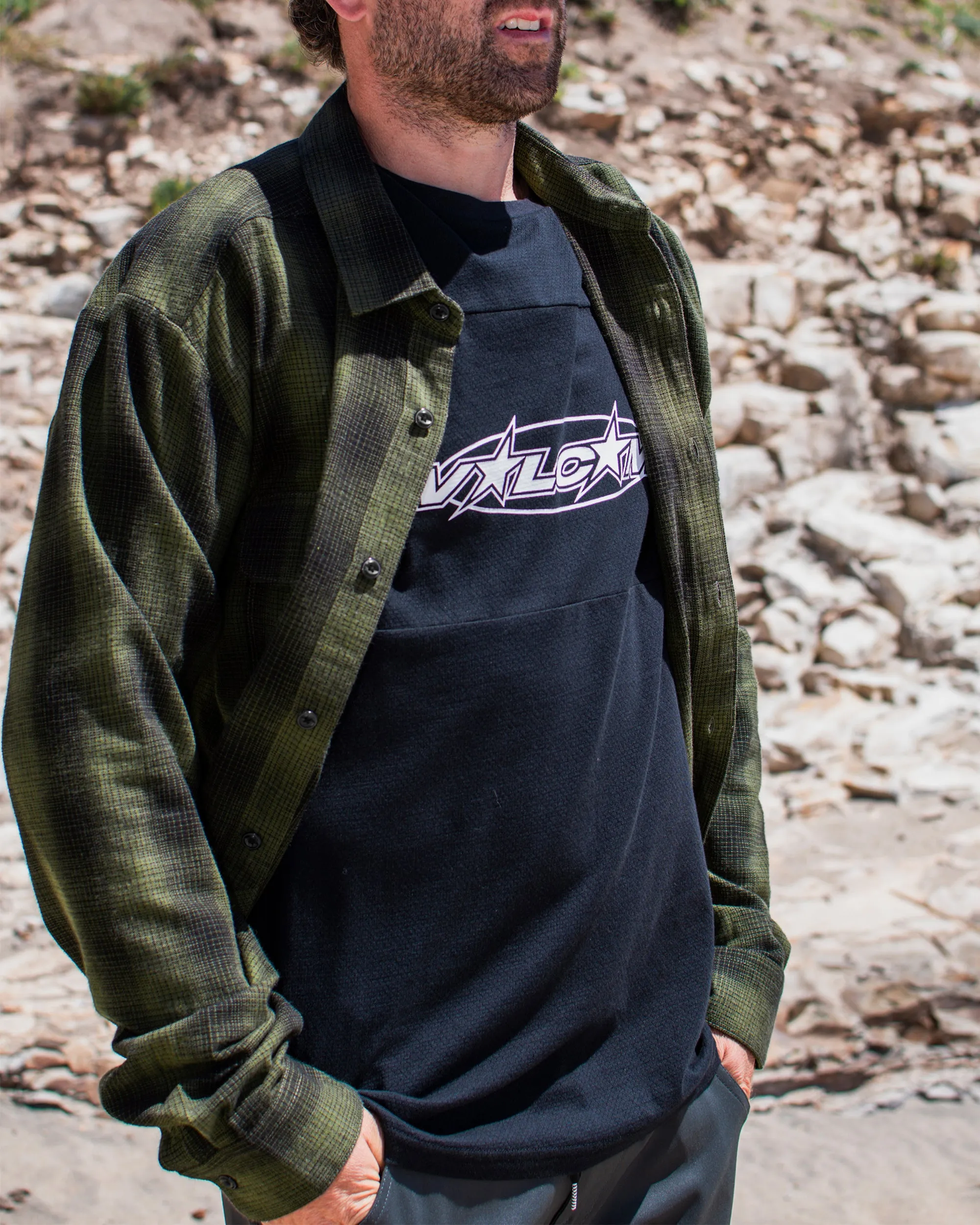 Shadowstone Flannel Long Sleeve Shirt - Winter Moss sold by Volcom product image thumbnail 4