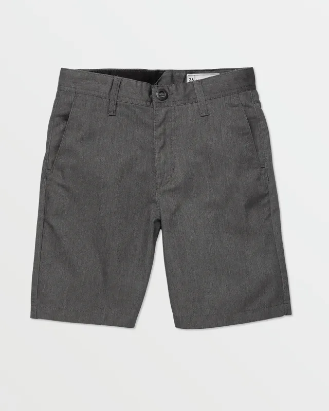 Big Boys Frickin Chino Shorts - Charcoal Heather sold by Volcom