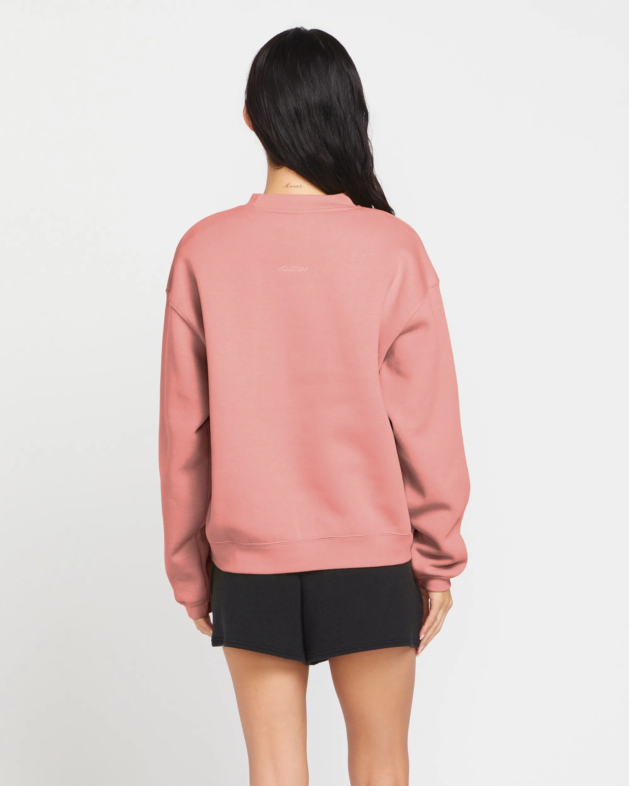 Stone Heart Up Crew Sweatshirt - Mauve Rose sold by Volcom product image thumbnail 2