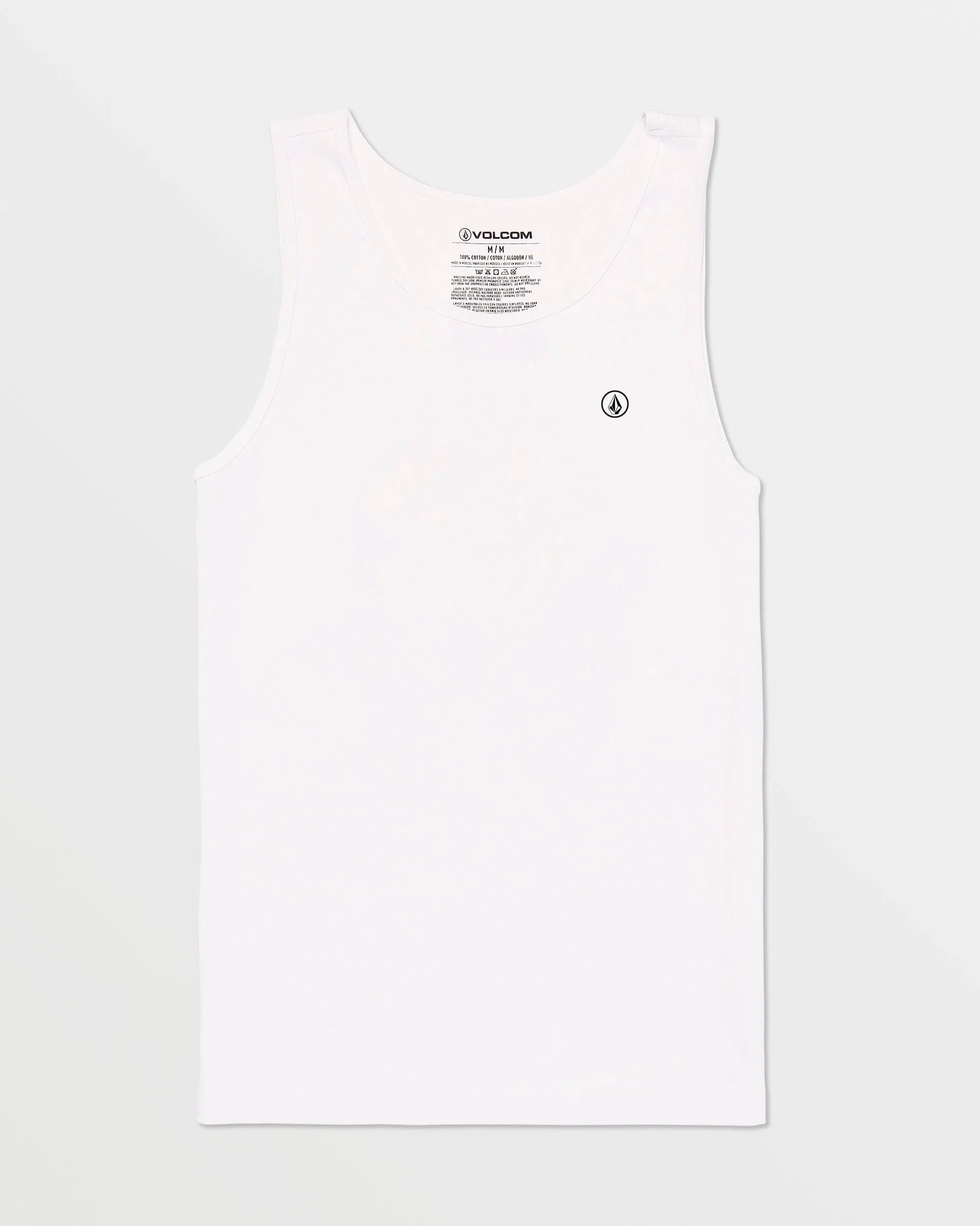 Solid Heather Tank - White sold by Volcom