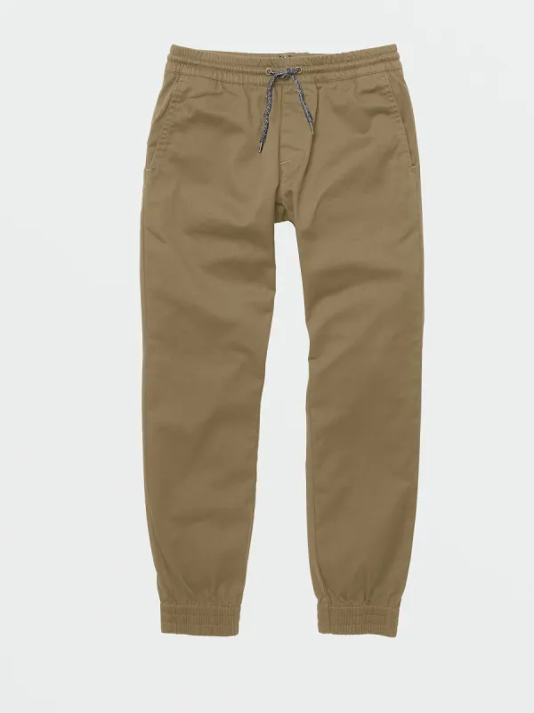 Big Boys Frickin Slim Joggers - Khaki sold by Volcom